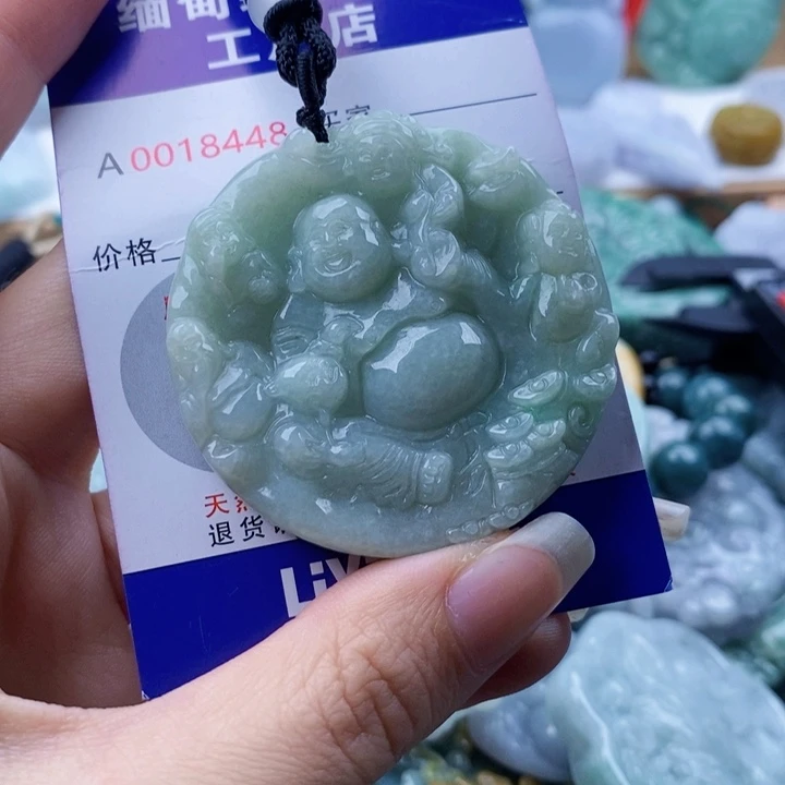 翡翠未镶嵌吊坠(不含链)妙****事