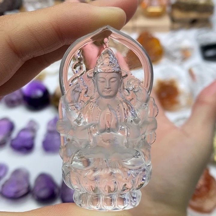 水晶颈饰未镶嵌凡*雨定制