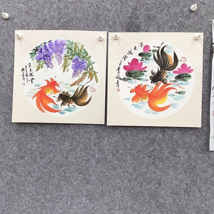 国画刘国华手绘作品1111