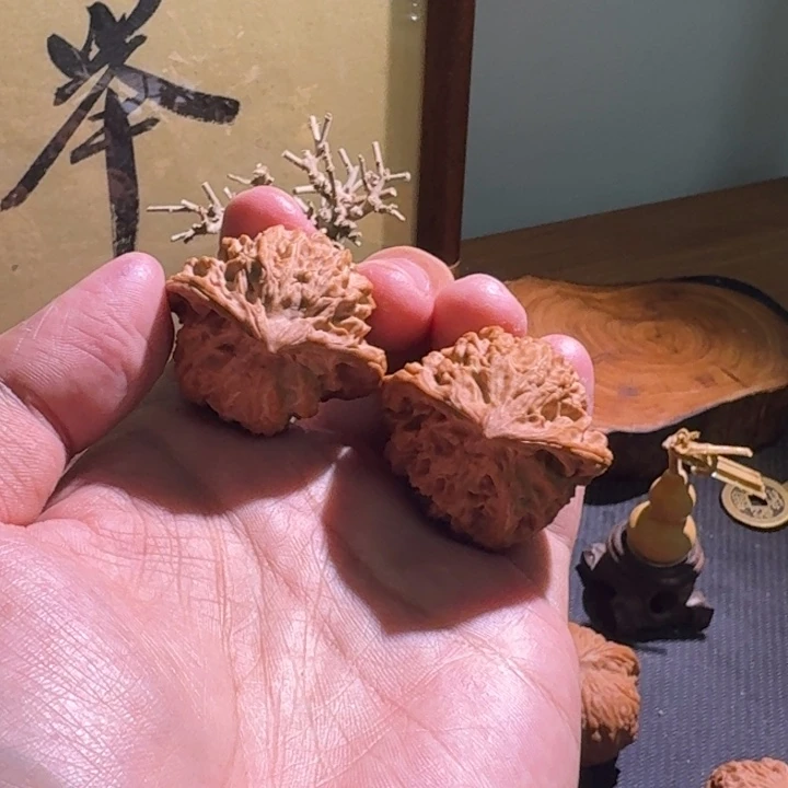 桃核吊坠37全品盘山蛇头