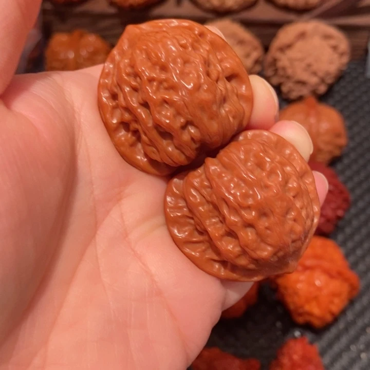 把件文玩核桃36.9尺寸公子帽1482