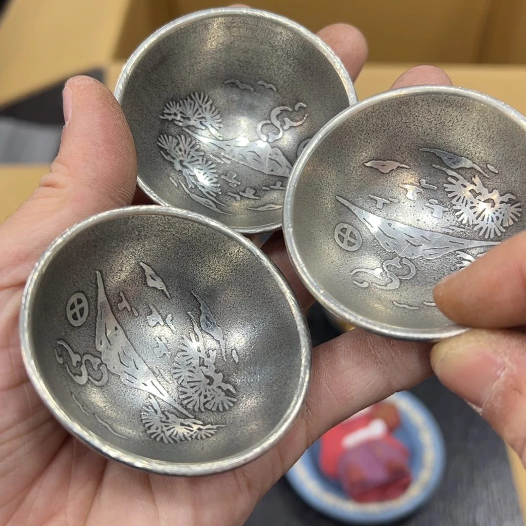 锡中古工艺品摆件