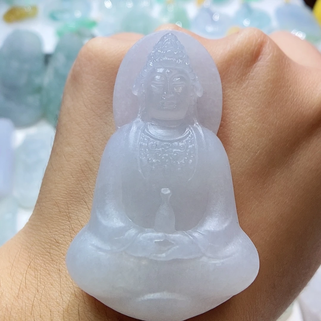 定制翡翠未镶嵌观音