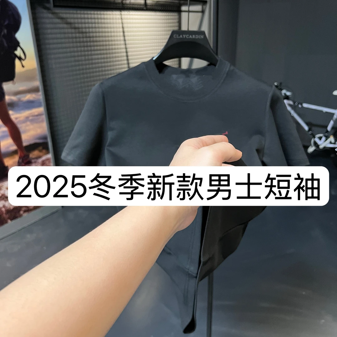 【RY】66992-冬季新款男士休闲百搭上衣修身圆领打底半袖2-6B