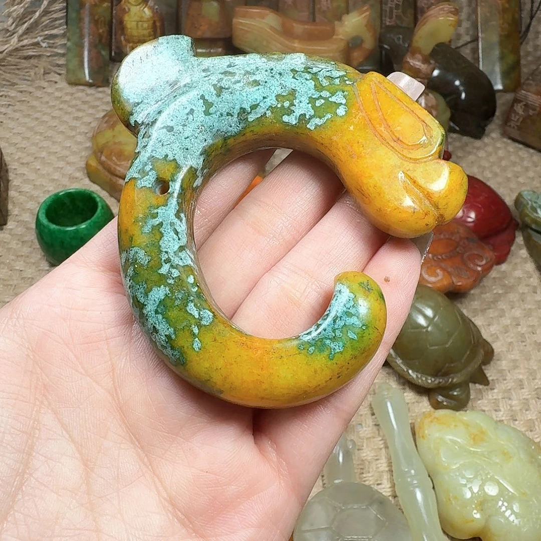 白玉菩提吊坠挂件