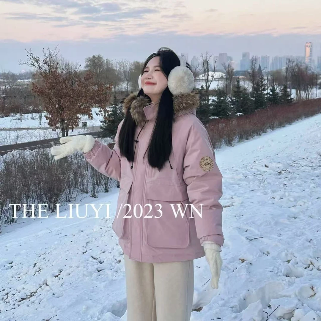 【LIUYI】远征派克~90白鸭绒貉子毛领保暖派克服外套312071