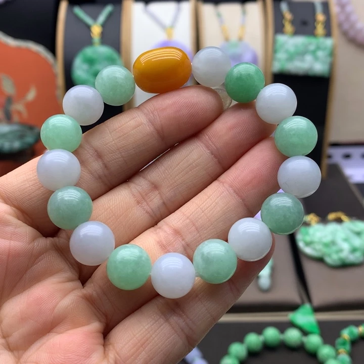 翡翠未镶嵌手链翡翠手链