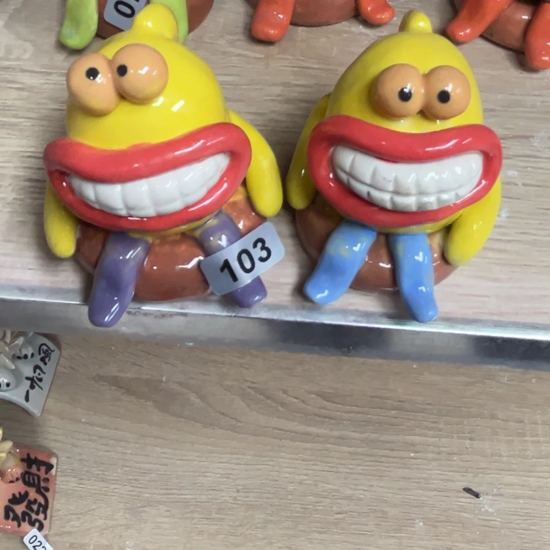 大****摆件纯手工抽象陶瓷摆件103组合