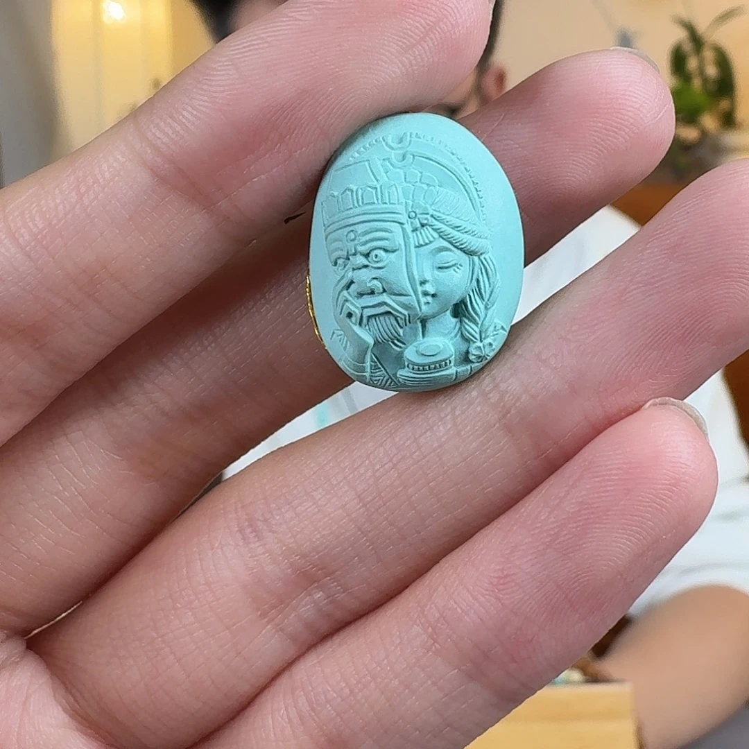 绿松石未镶嵌珠宝奇石