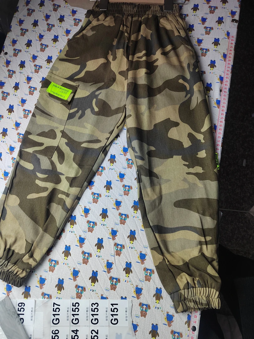 G6下新款潮牌迷彩裤长裤