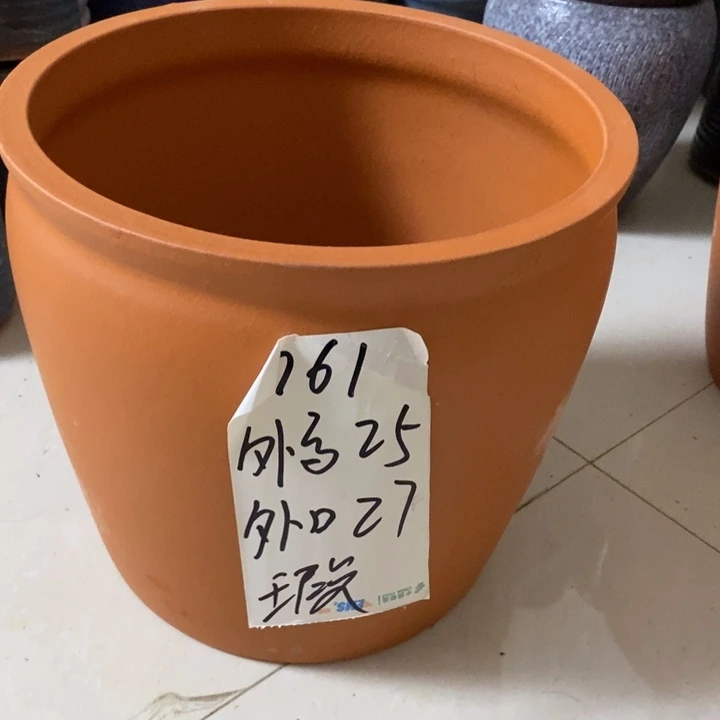 粗陶红陶绿植花盆761