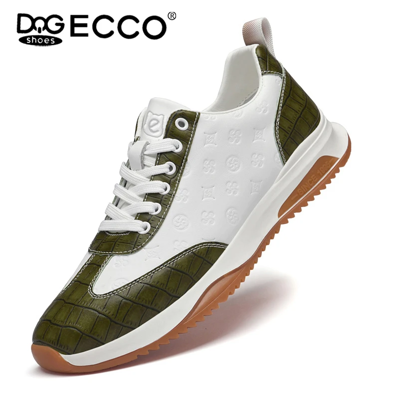 DQGECCO爱步特伦男士舒适时尚百搭透气低帮轻便耐磨软底休闲鞋男