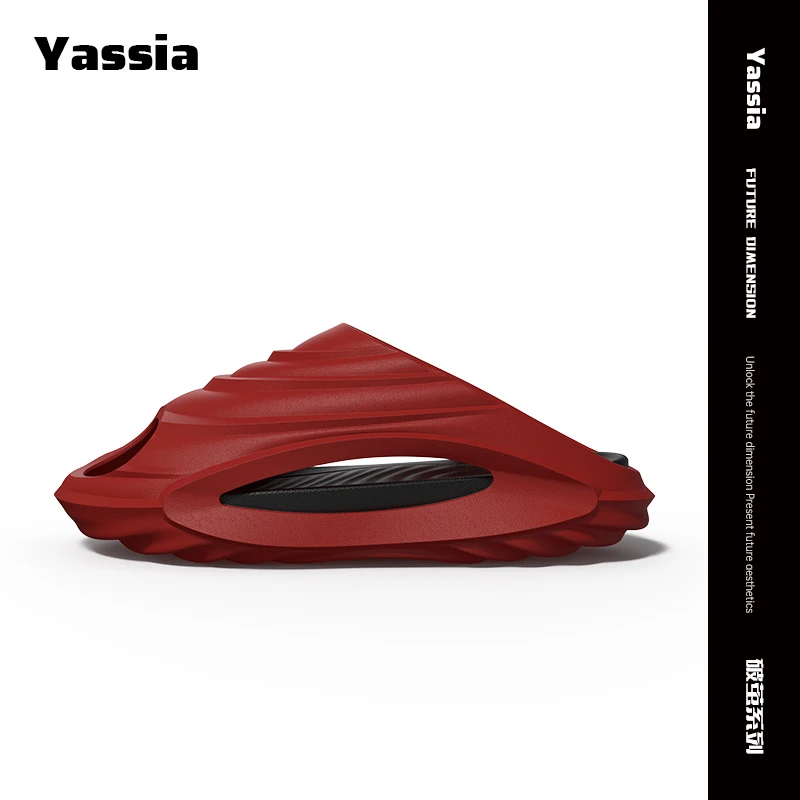 亚束2025新款夏季男生女生运动感拖鞋破茧系列防滑耐磨拖鞋情侣款