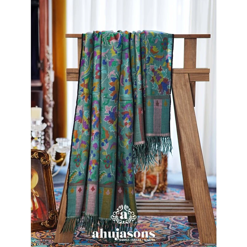 克什米尔pashmina披肩围巾卡尼 100*200 60064-11