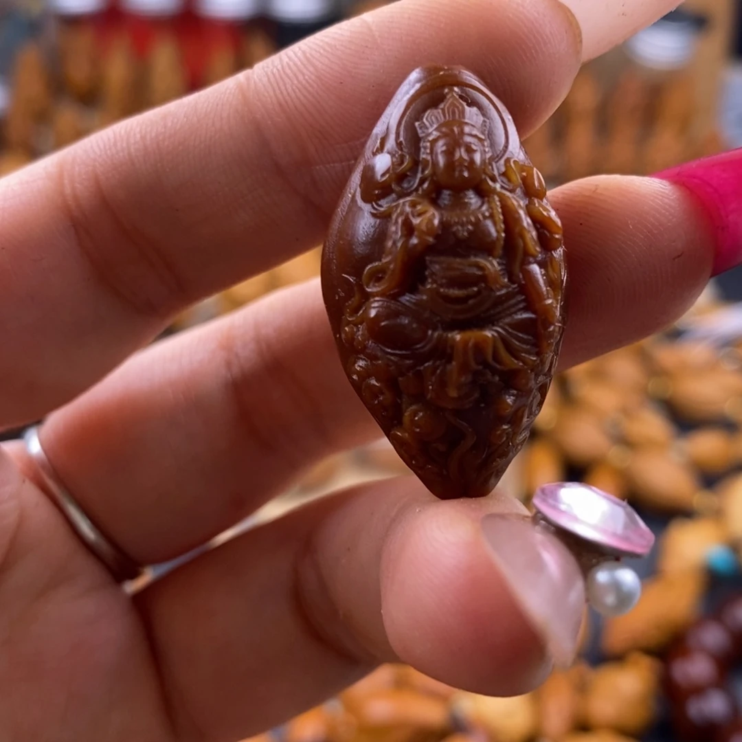 橄榄核吊坠橄榄核福利单子两单起邮马