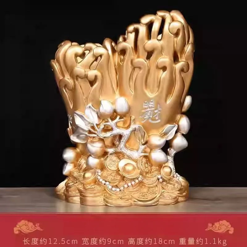 2026马年九宫居明新款东南招手金色摆件居家公司件礼品