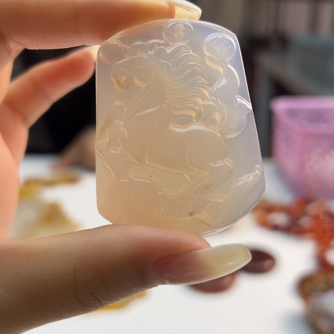 玛瑙/玉髓未镶嵌吊坠(不含链)