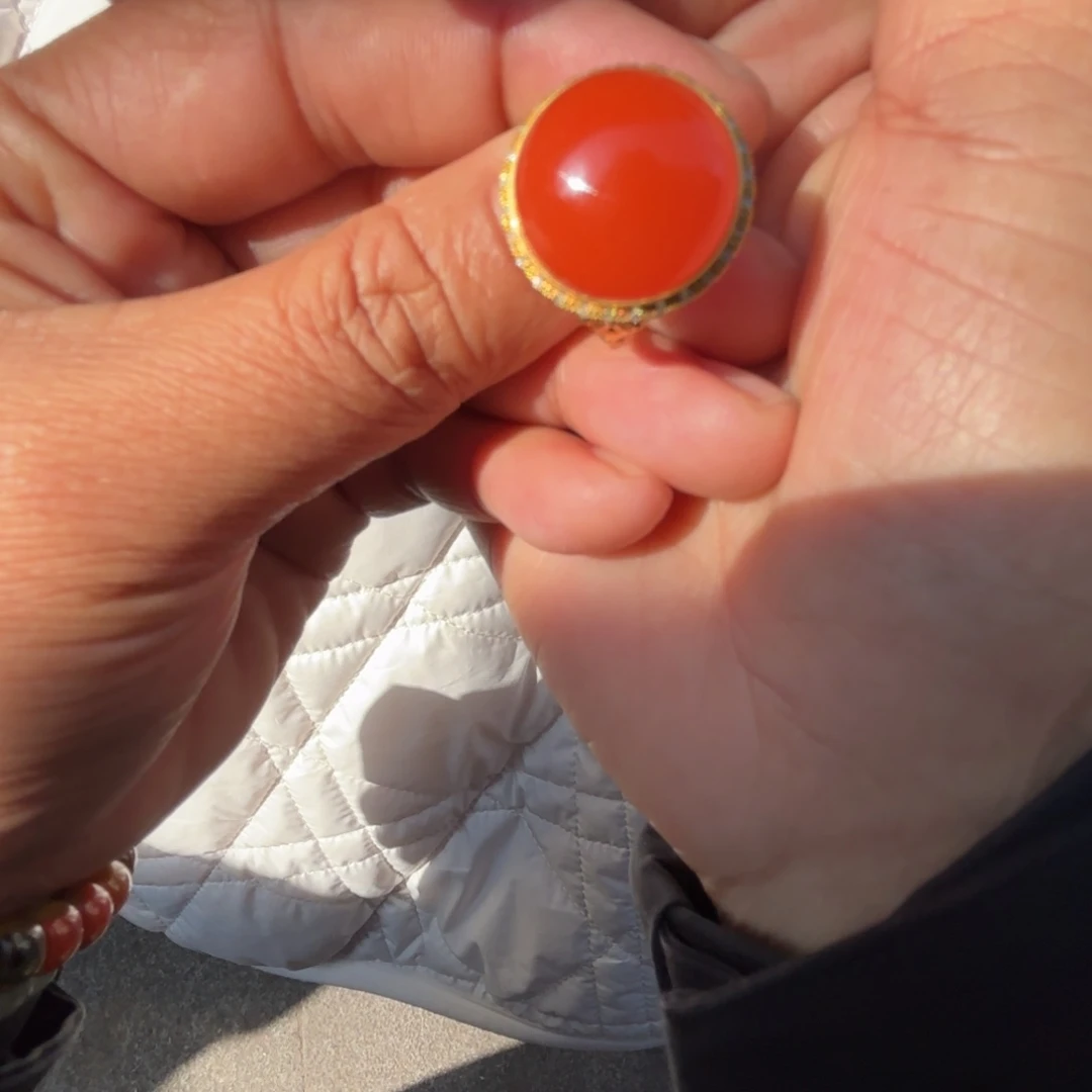 南红玛瑙颈饰合金@***子