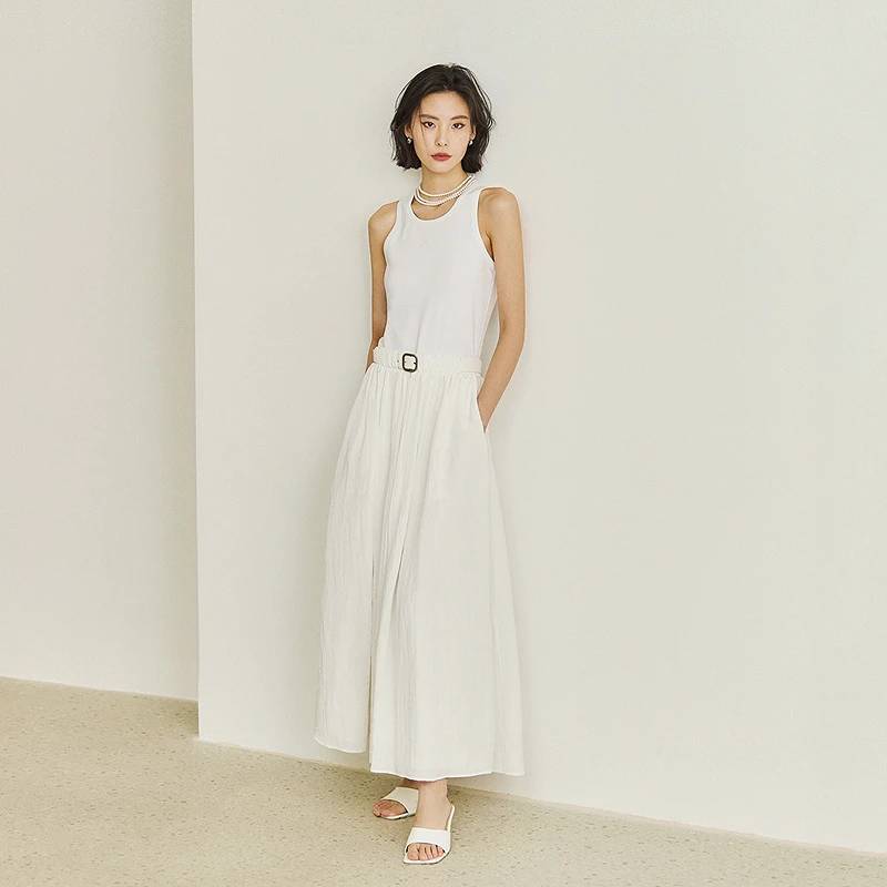 【一秒入夏】【商场同款】LILY夏季新款假两件背心连衣裙124200C7212