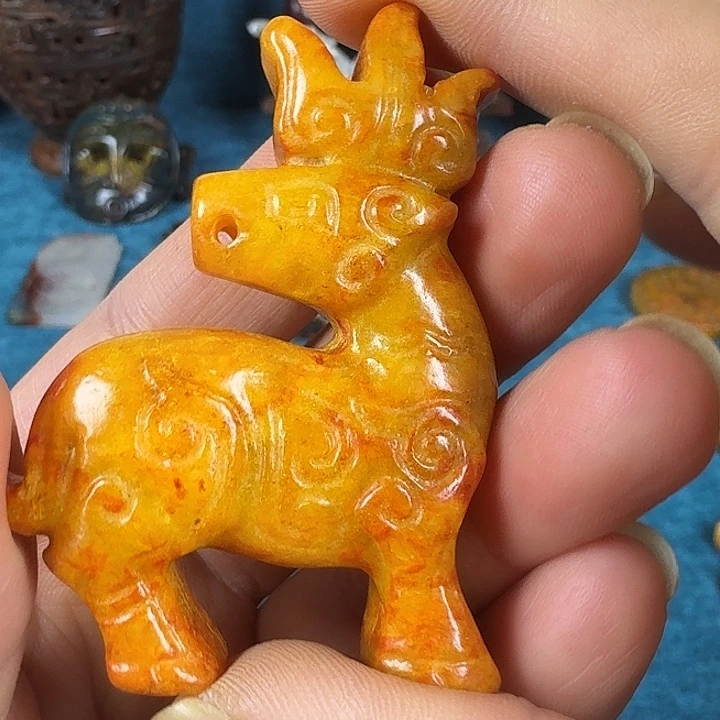 和田玉（糖玉）未镶嵌挂件