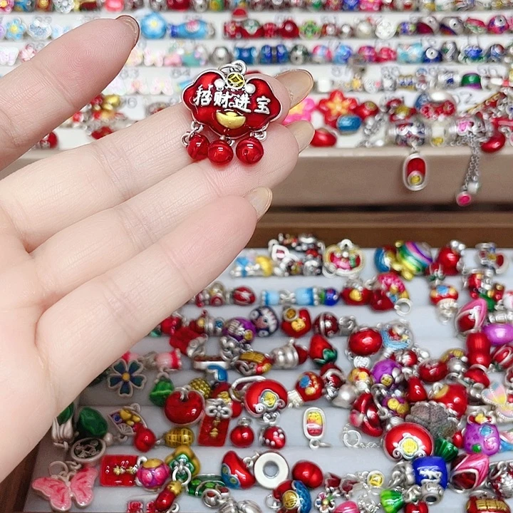 语***）足银珐琅彩足银配件