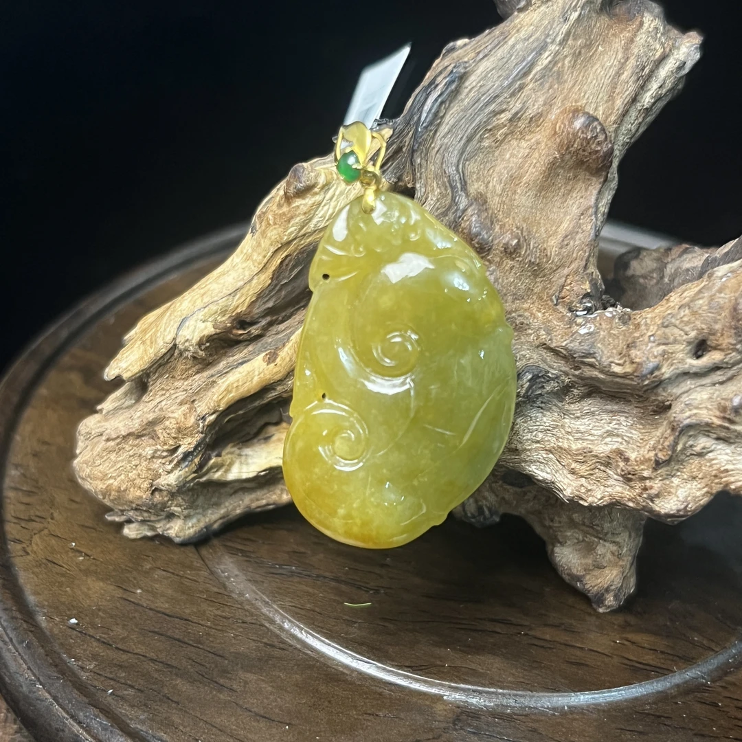 【诚翠拍品第一百二十八期午】翡翠30如意LLi8004金