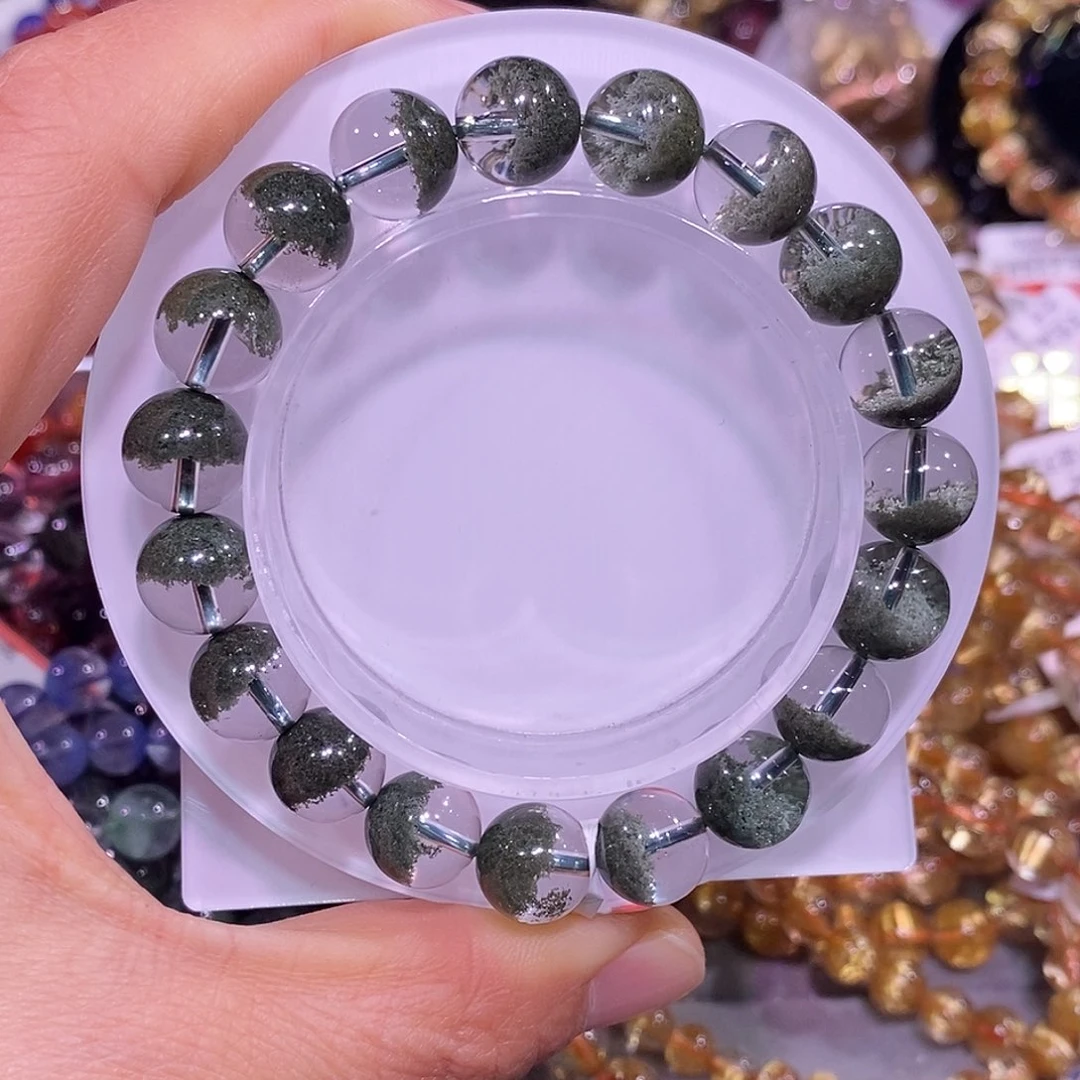 未镶嵌手链水晶绿幽灵10