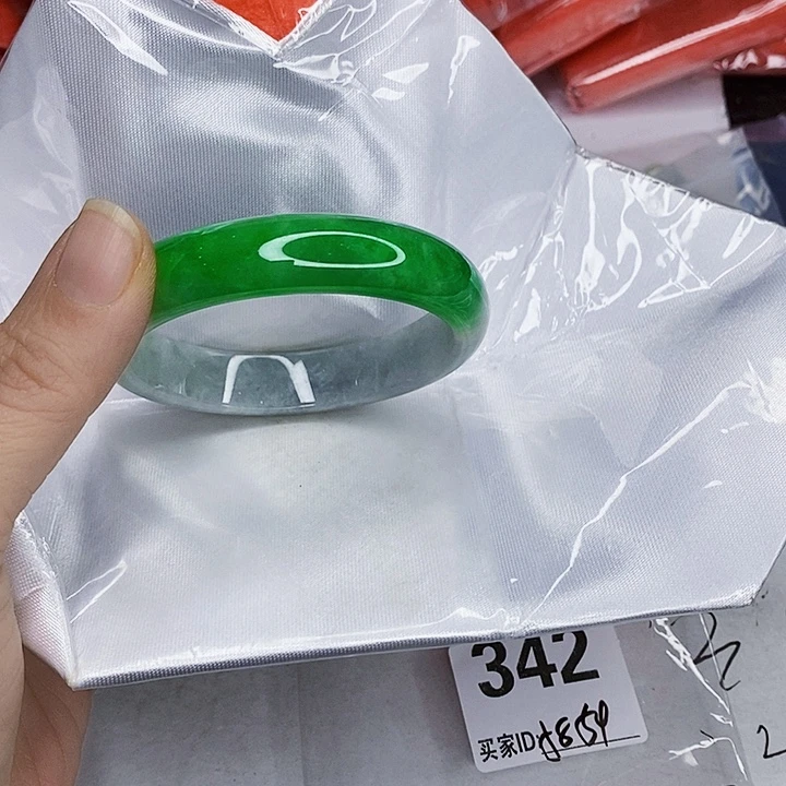 翡翠未镶嵌手镯一图一物实物为准