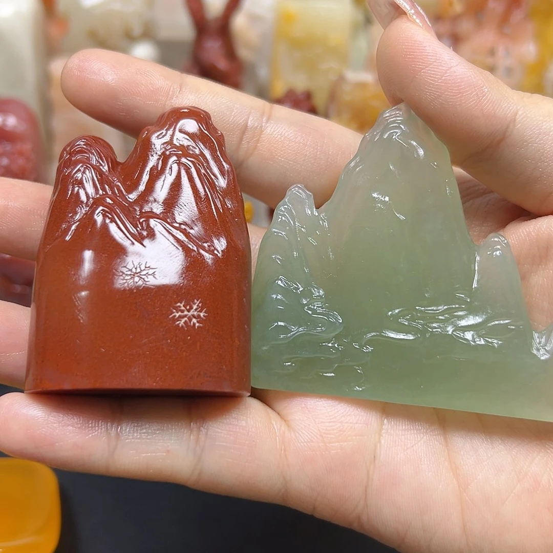 寿山石天****7印章雕刻工艺