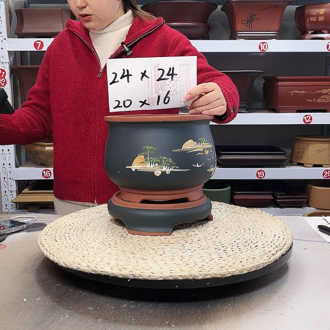 紫砂花盆紫砂花盆