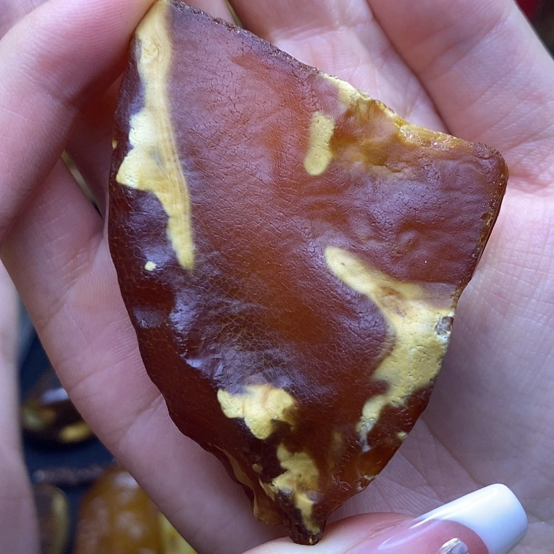 宝***哥定制琥珀未镶嵌陈