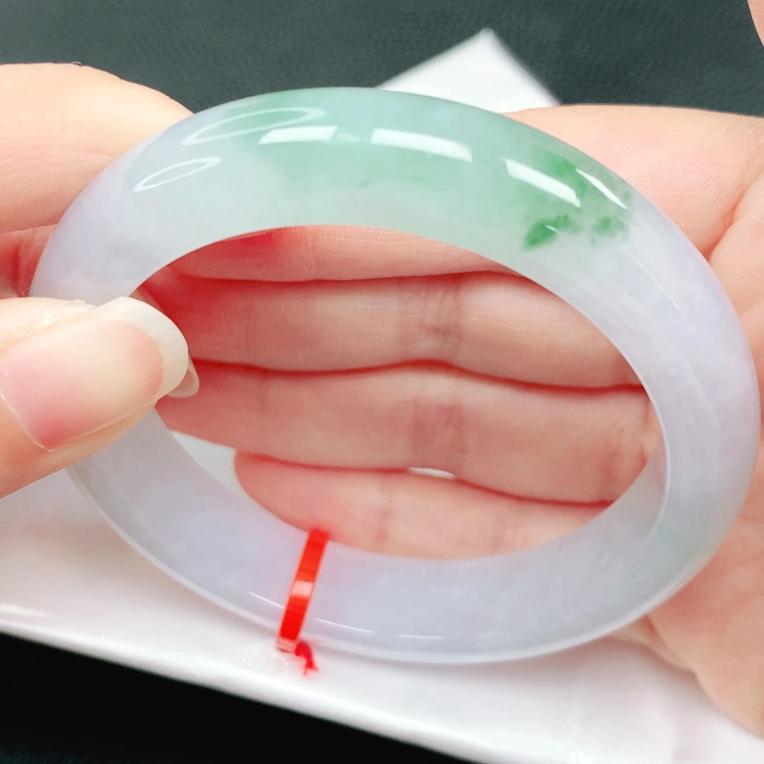 翡翠未镶嵌手镯56圈