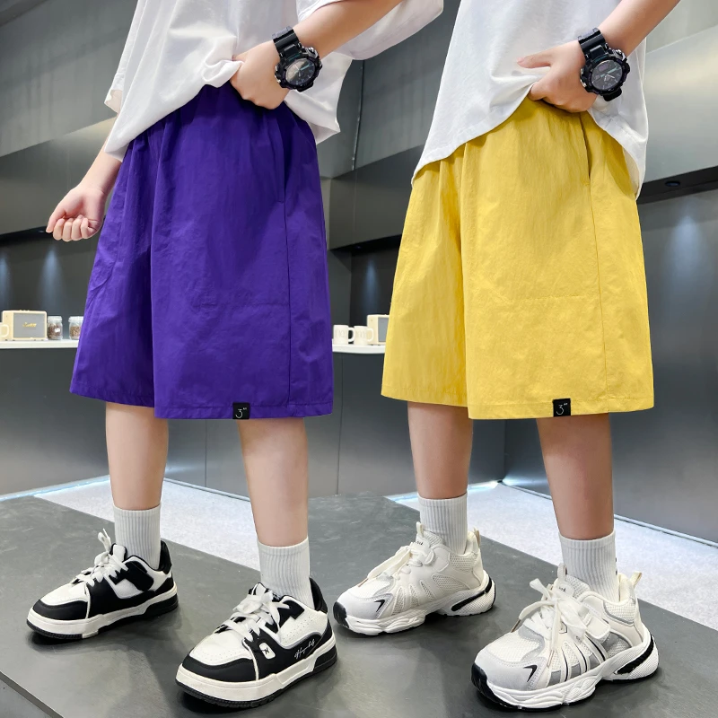 男童短裤夏季薄款宽松2025中大童休闲韩版五分裤儿童夏装中裤运动