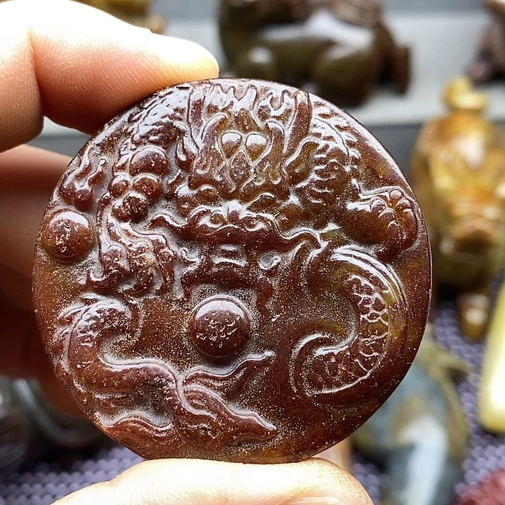 未镶嵌蛇纹石玉颈饰