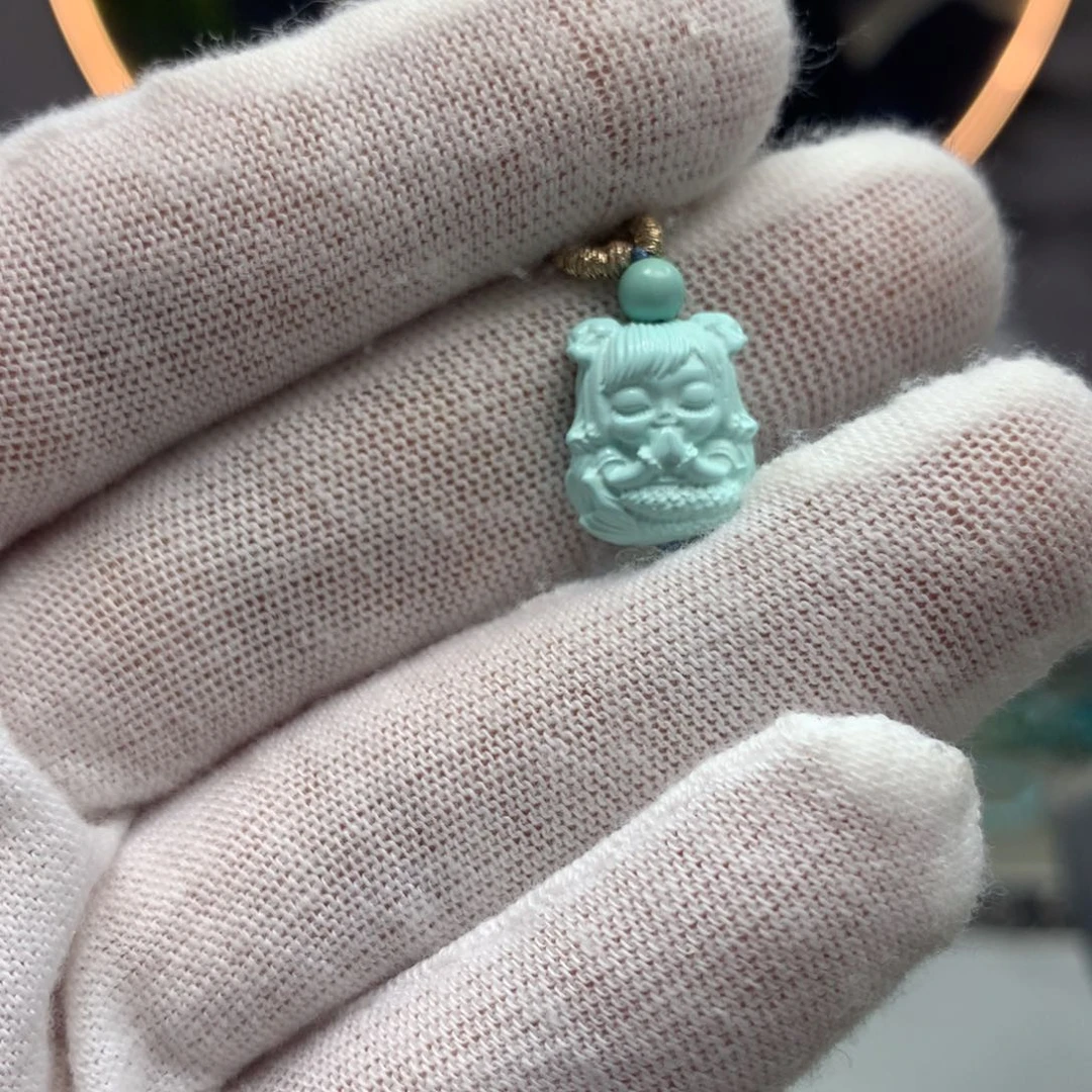 绿松石挂件未镶嵌