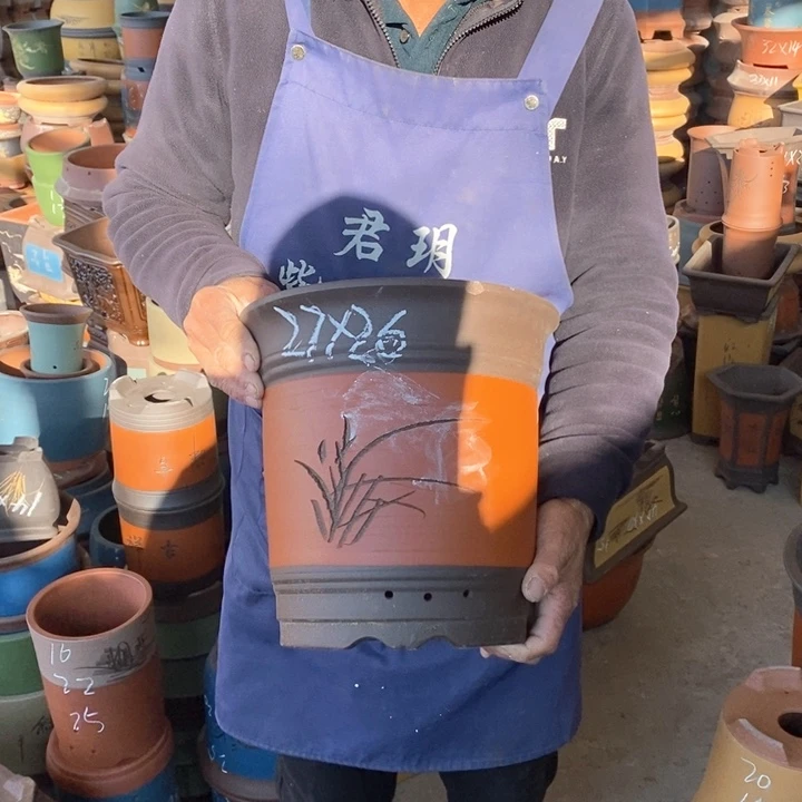 紫砂花盆紫砂花盆