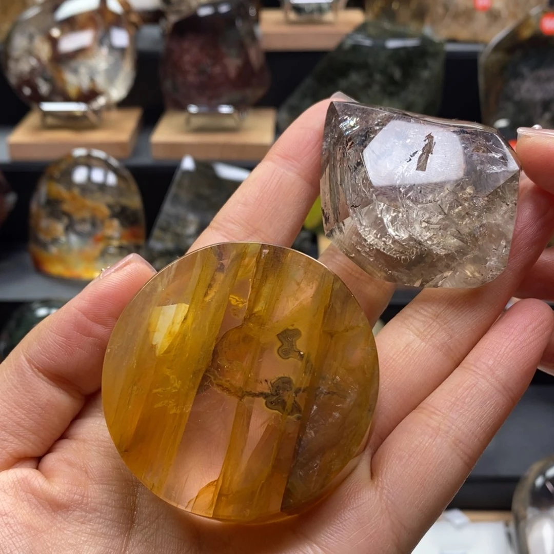 水晶摆件未镶嵌神**侣摆件0000