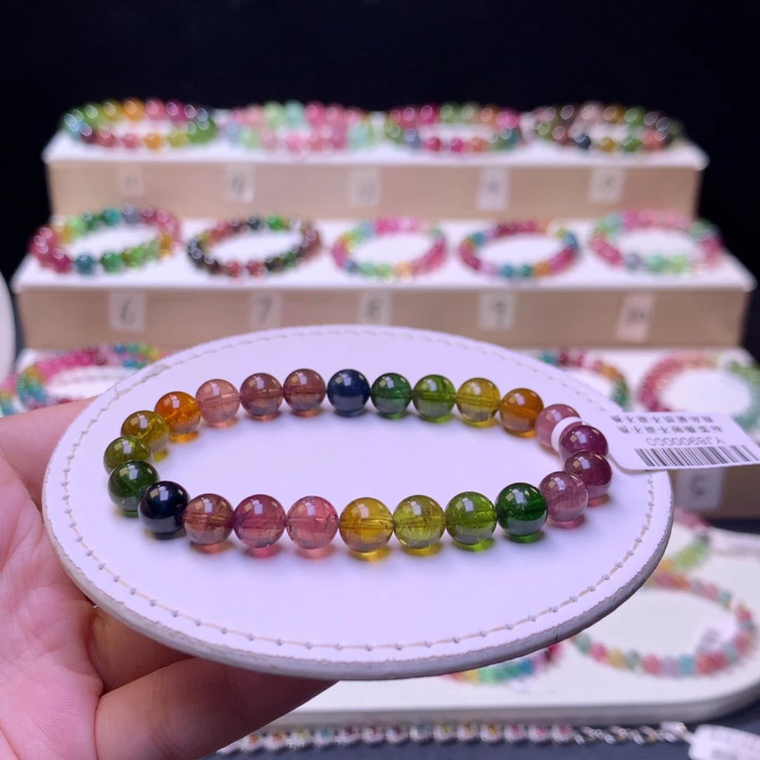 未镶嵌手链碧玺碧玺