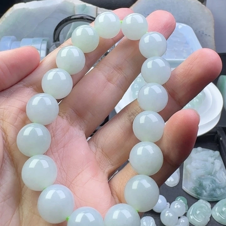 未镶嵌手链翡翠17颗