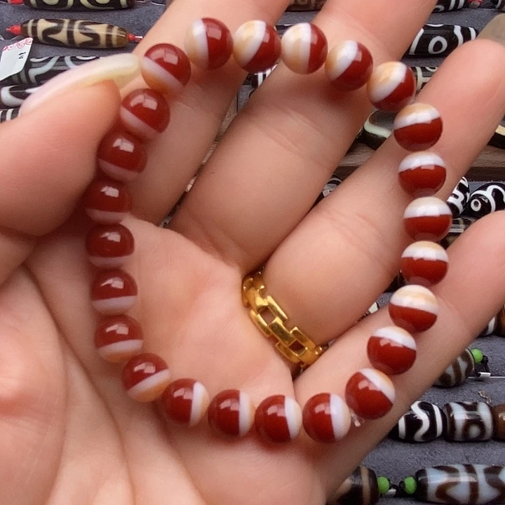 玛瑙/玉髓合金颈饰