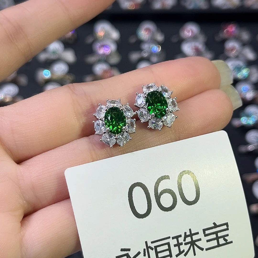 莫桑石非金属060耳钉