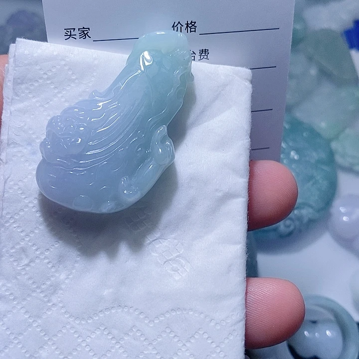 翡翠未镶嵌颈饰天光墟翡翠市场现金代购