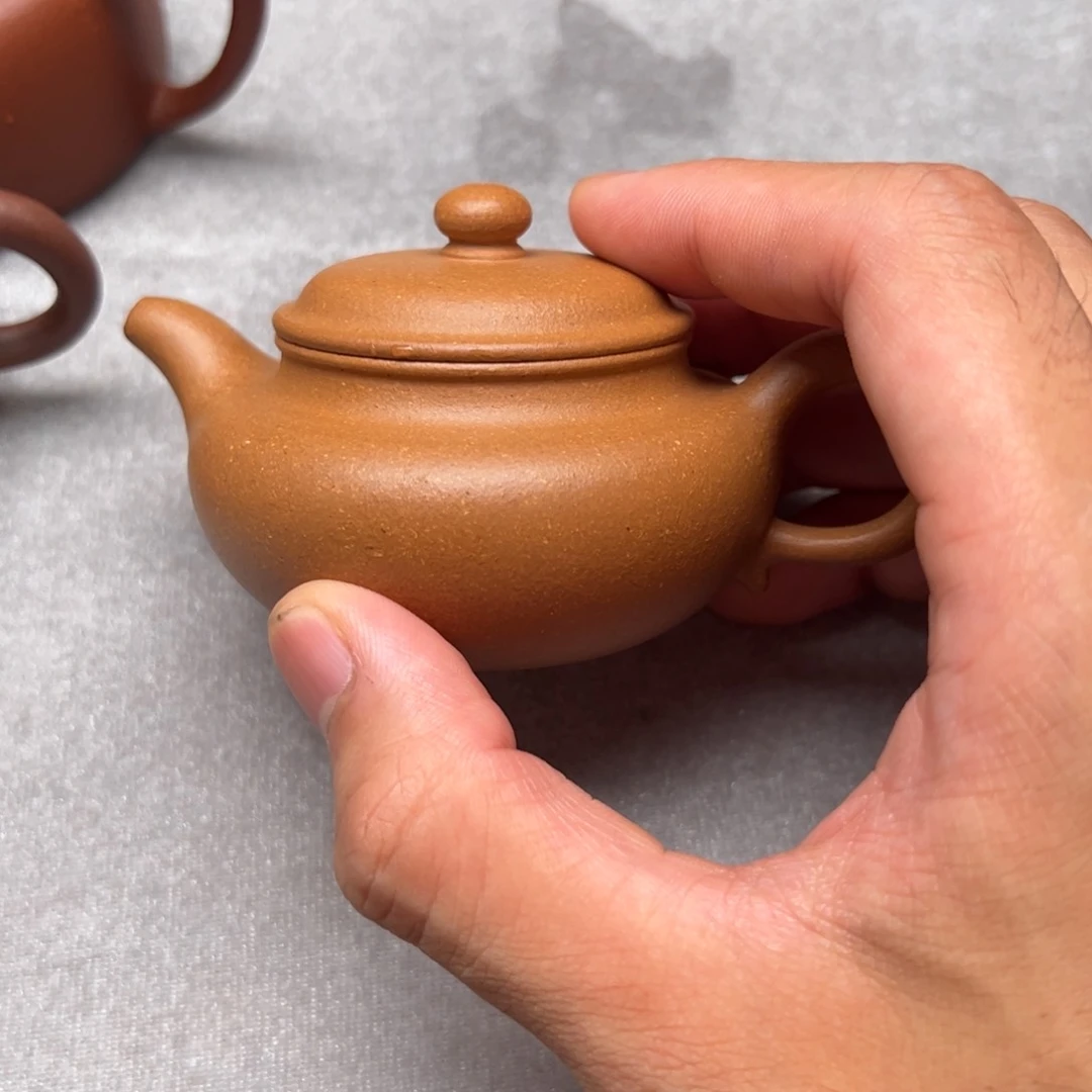 茶壶紫砂任*飞黄金段仿古100cc