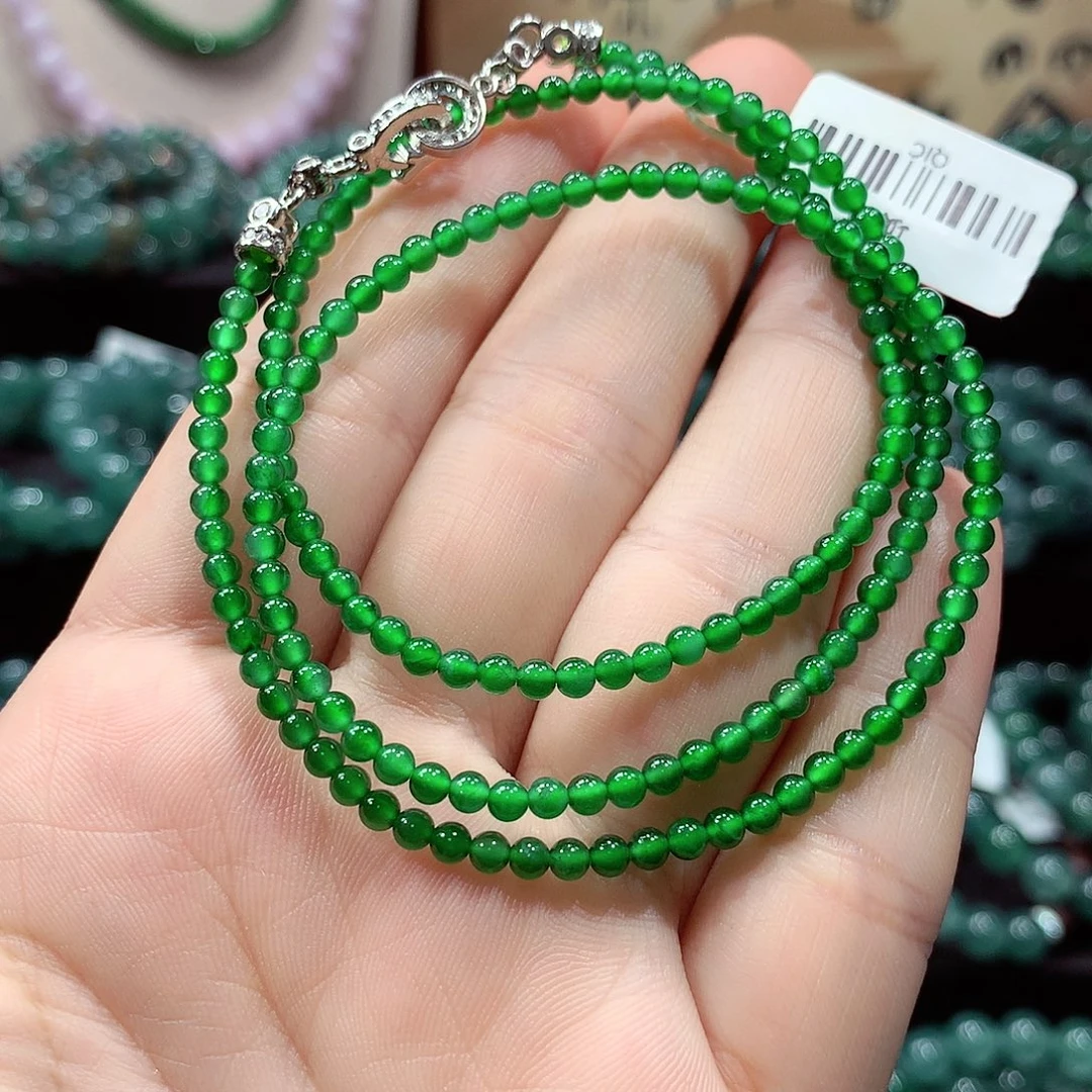 翡翠未镶嵌手链卡3