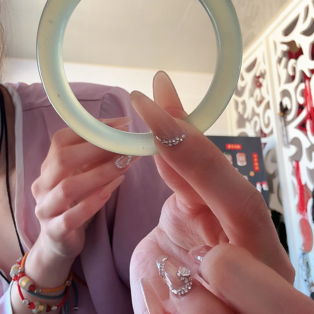 蛇纹石玉手镯57-58未镶嵌义****）