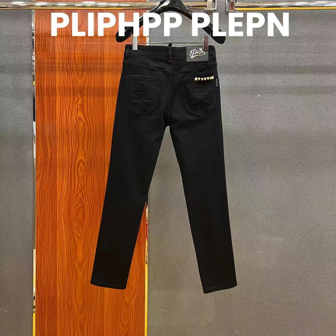 PLIPHPP PLEPN正品PP高奢版夏季超薄高弹百搭修身直筒牛仔裤9988
