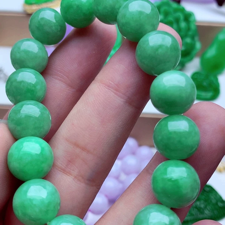 翡翠未镶嵌手链手串