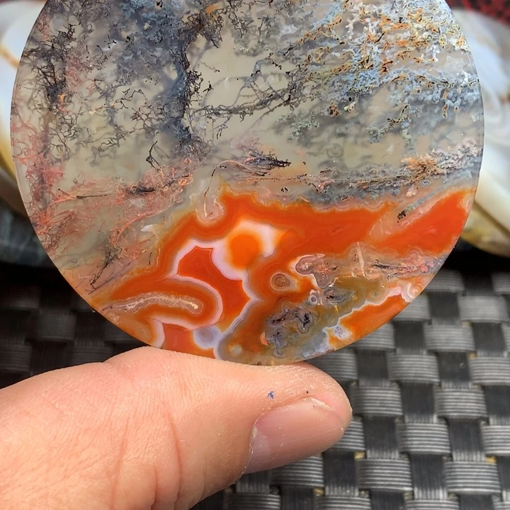 玛瑙/玉髓颈饰合金点****6