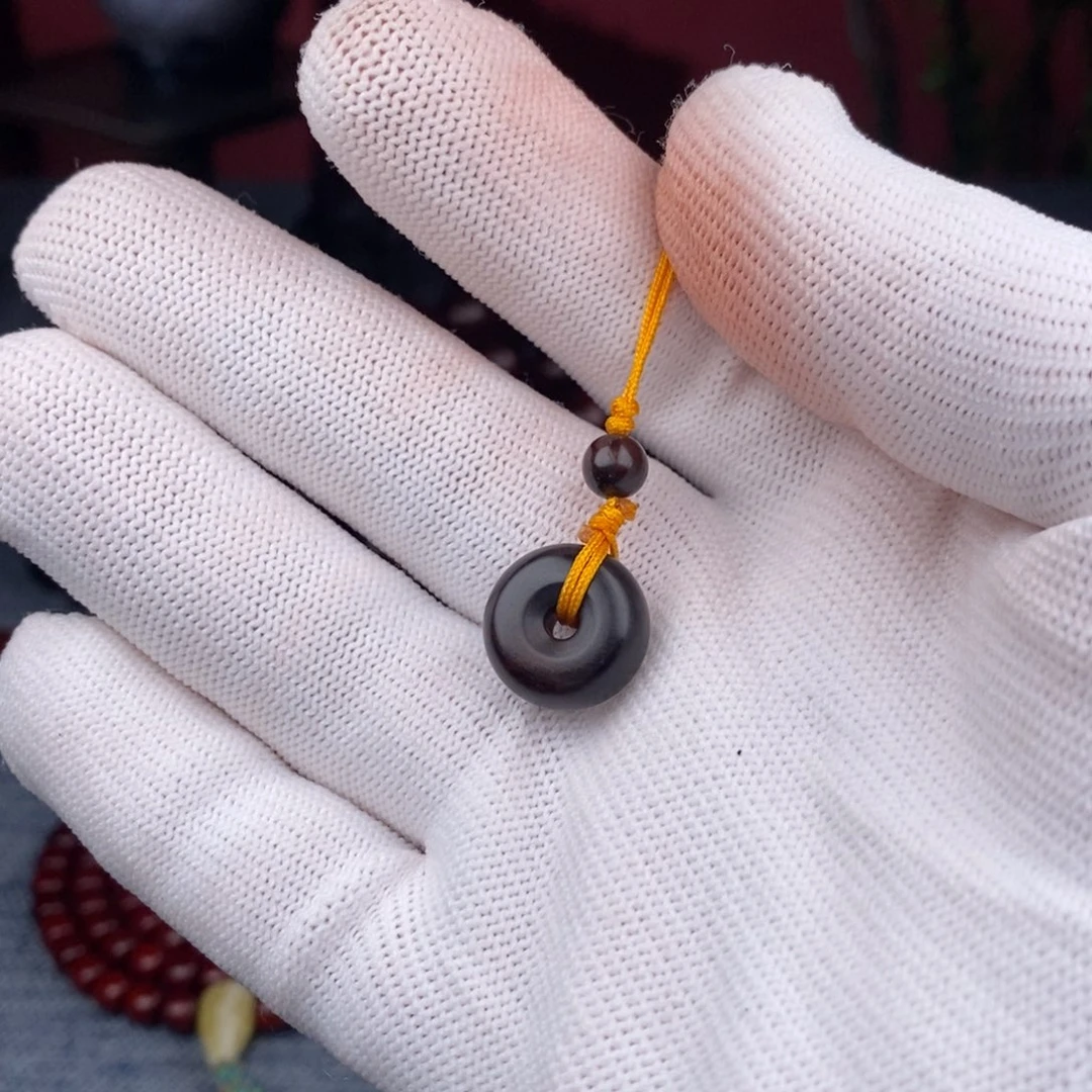 小叶紫檀吊坠平安扣