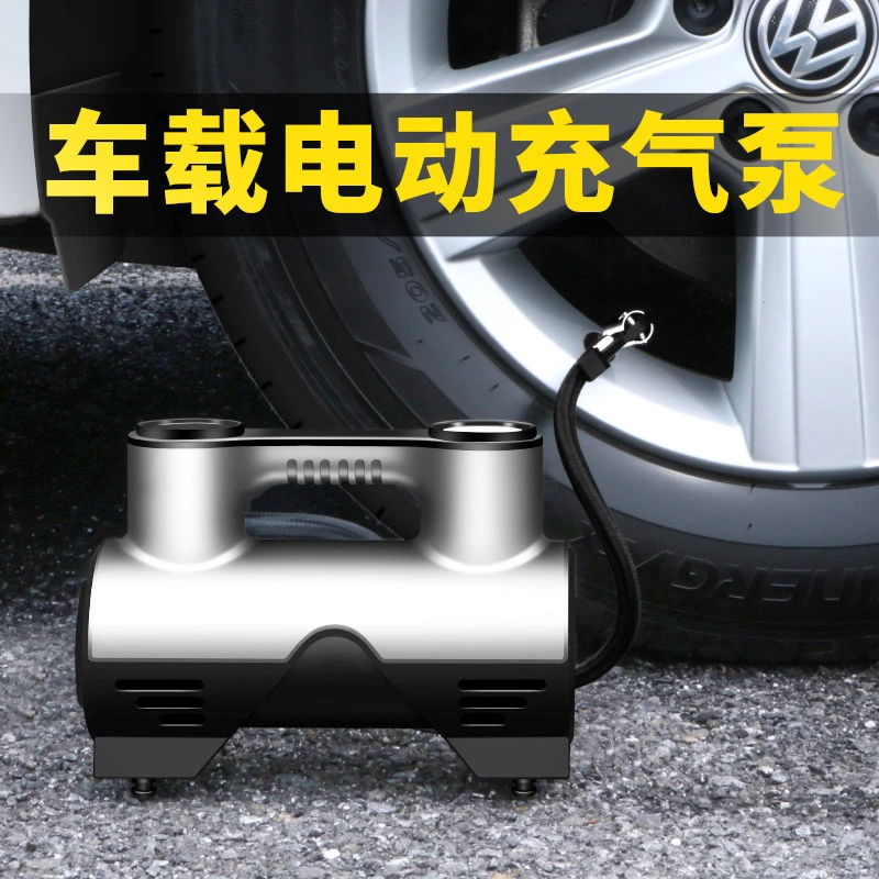 车载充气泵充电无线充气泵轮胎打气泵大功率打气机便携式数显智能